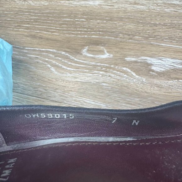 Stuart Weitzman Mary Blue Suede Pumps Women's Size 7 - Picture 5 of 7